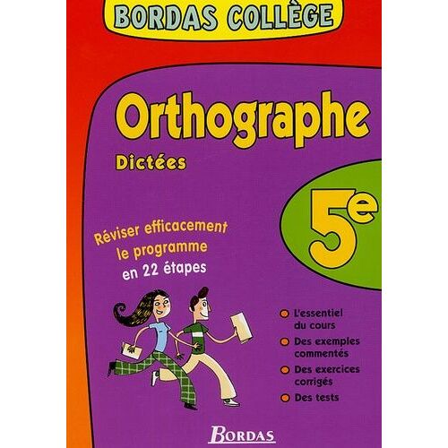 Orthographe-Dictées 5e