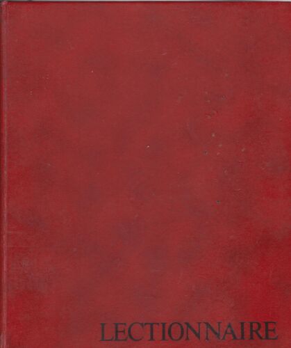 Lectionnaire Dominical B 119 Pages- Année B - Classeur À Spirale Et Clapets Couverture Cuir Rouge - Avec Articles Complémentaires Et Variantes Ronéotypés