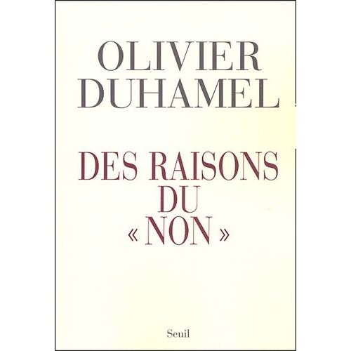 Des Raisons Du "Non