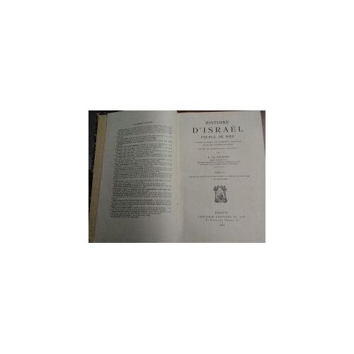 Histoire D'israël, Peuple De Dieu Tome 2