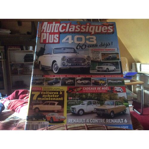 Auto Classiques Plus Peugot 403. Le Dossier Complet Les Essais. Le Guide DAchat