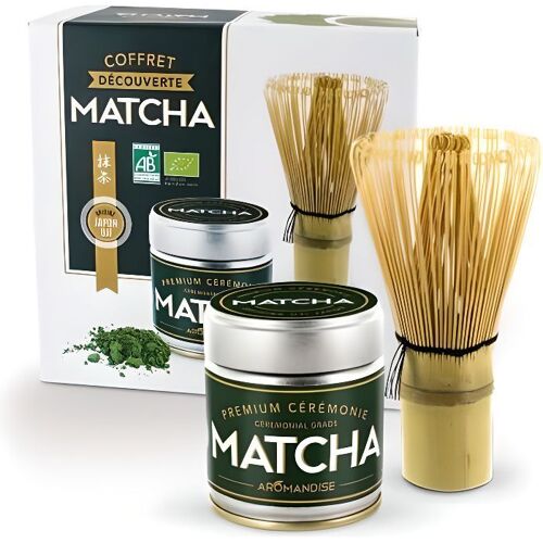 Coffret De Dégustation Du Thé Matcha À Offrir Pour Les Amateurs De Thé Japonais Ou Pour Ceux Qui Apprécient Ou Qui Veulent