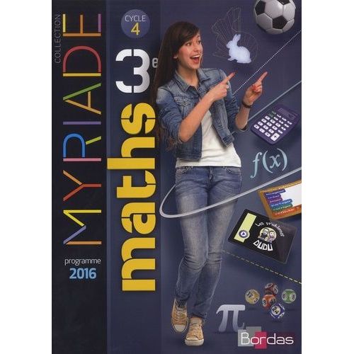Maths 3e Cycle 4 Myriade