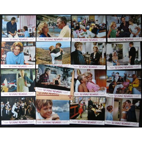 Les Pianos Mécaniques - Film 1965 Réalisé Par Juan Antonio Bardem Avec Melina Mercouri , Hardy Krüger - 16 Photos Originales D'Exploitation De Cinéma - Chaque Petite Affiche 21x27 Cm