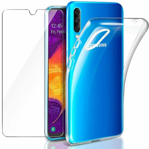 COQUE + VITRE EN VERRE TREMPE AXI - Samsung Galaxy A20e