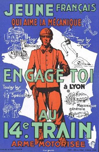 Affiche Engage Toi Au Train Lyon