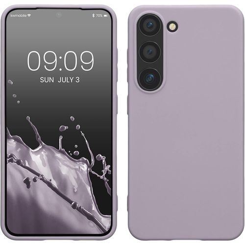 Housse Compatible Avec Samsung Galaxy S23 Coque - Housse De Téléphone Protection Souple En Silicone - Lavande
