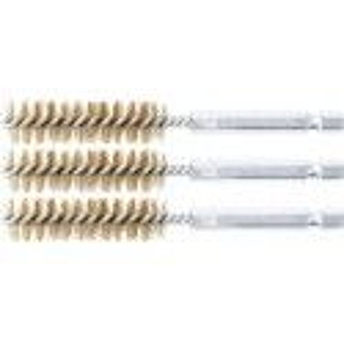 3 brosse nettoyage laiton ° 13 mm embout visseuse 6 pans 6.3mm 1/4" BGS TECHNIC