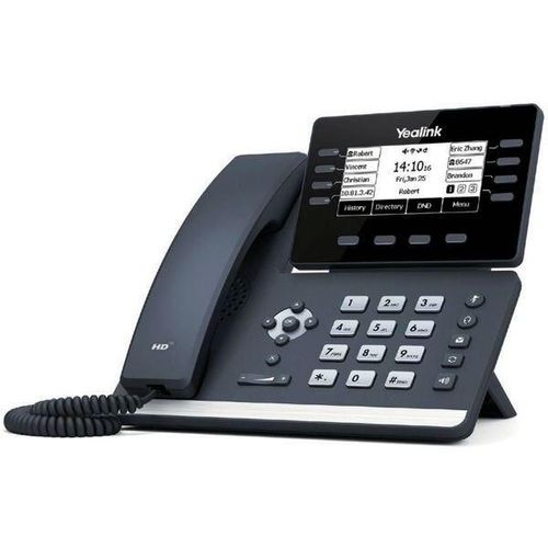 Yealink SIP-T53W - Téléphone VoIP - avec Interface Bluetooth avec ID d'appelant - (conférence) à trois capacité d'appel - SIP, SIP v2, SRTP - 12 lignes - gris classique