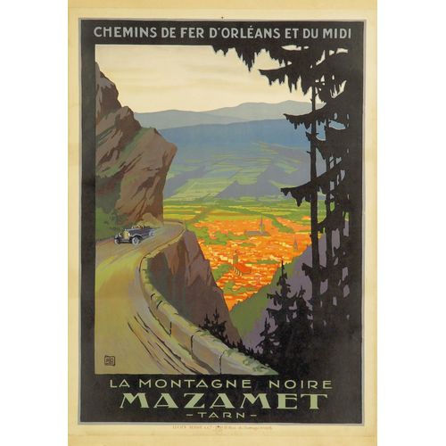 Affiche Mazamet La Montagne Noire