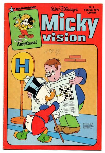 Micky Vision #2 - Ed. Ehapa - Walt Disney - Allemagne - 1979 (Donald, Mickey...)