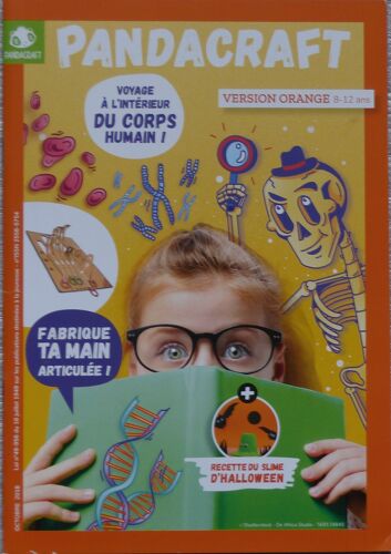 Pandacraft : "Voyage Dans Corps Humain" Livret + Matériel 8-12 Ans Octobre 2018