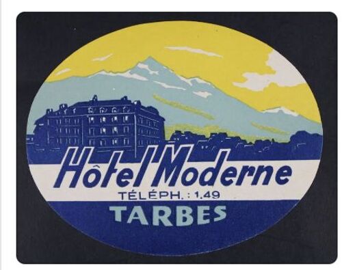 Affiche Tarbes Hôtel Moderne