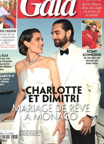 Gala - N°1356 : Charlotte Et Dimitri - Mariage De Rêve A Monaco