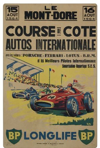 Affiche Mont Dore 1964