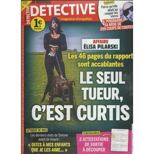 Le Nouveau Detective 04/11/2020 Affaire Élisa Pilarski Forêt De Retz, Nice, Carrollton, Montpellier, Woodbridge, Pamiers, Dorset, Vallauris, Saint-Just-De-Claix, Englos