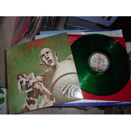 Queen News Of The World - Disque Vert Édition 2015