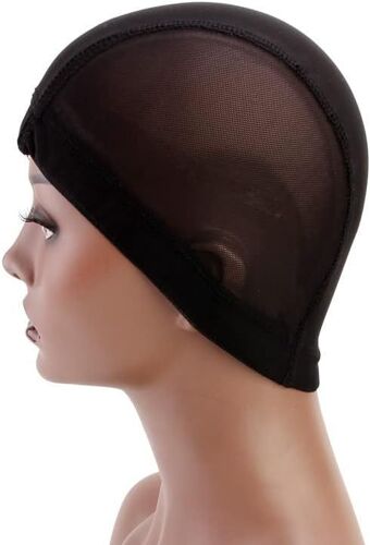 Kalanka-Bonnet De Perruque 3pcs Bonnet En Dôme Filet À Cheveux Protége Cheveux Homme Femme Chapeau De Casquette Hip-Hop Pour Cheveux Longs Courts Lissés Et Bouclés 