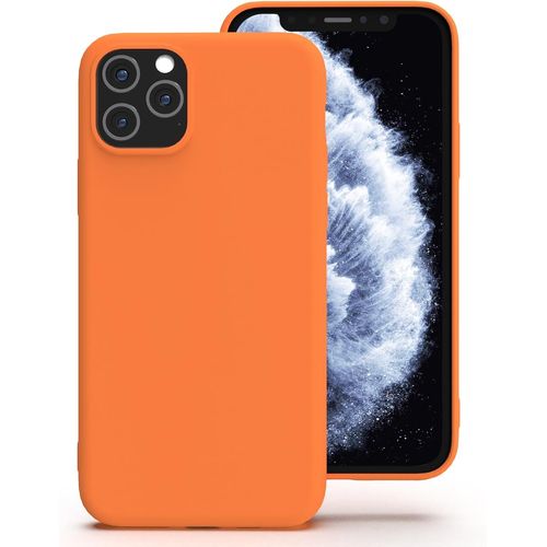 Tianyi-Silicone Coque Pour Iphone 16 Plus, Anti-Poussière, Mince, Adapté À La Poche Coque Pour Téléphone\U200c Apple Iphone 16 Plus - Orange