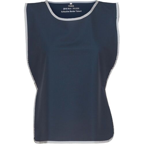 Chasuble Haute Visibilité à bordure réfléchissante Yoko Marine S - M