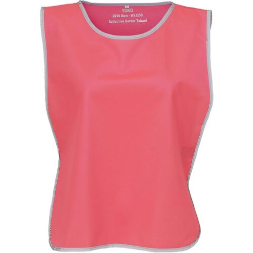Chasuble Haute Visibilité à bordure réfléchissante Yoko Rose S - M