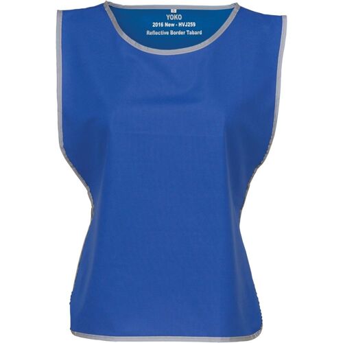 Chasuble Haute Visibilité à bordure réfléchissante Yoko Bleu Royal L - XL