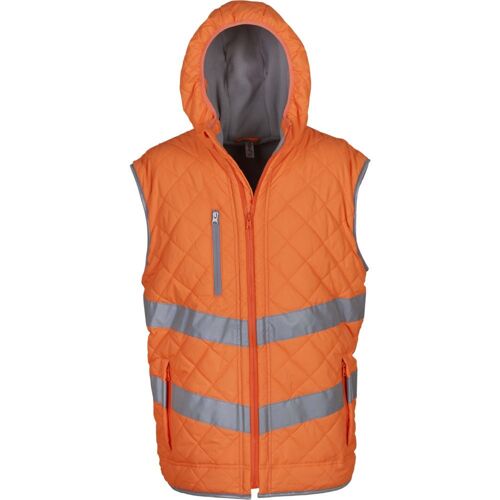 Bodywarmer à capuche haute visibilité Yoko KENSINGTON Orange L