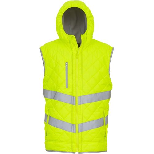 Bodywarmer à capuche haute visibilité Yoko KENSINGTON Jaune 3XL