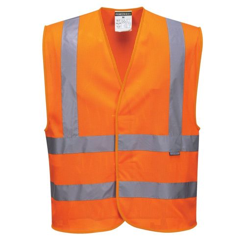 Gilet haute visibilité respirant Portwest HV Meshair Orange 4XL - 5XXL