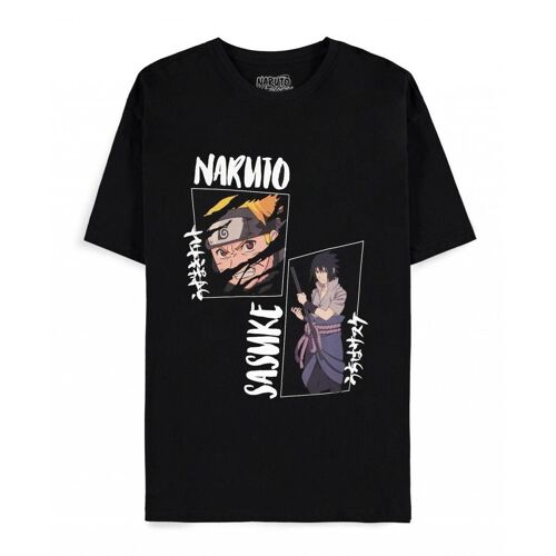 Naruto Shippuden - Naruto & Sasuke - T-Shirt Homme (Xl)