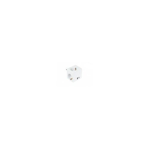 Alcasa Sw01-w Multiprise 3 Sortie(s) Ca Intérieure Blanc