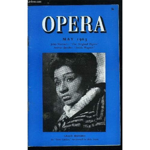 Opera N° 5 - The Original Figaro By John Warrack, Inside Wagner By Arthur Jacobs, The Bolshoi Controversy By Mark Lavery, Tebaldi Returns By Robert Sabin