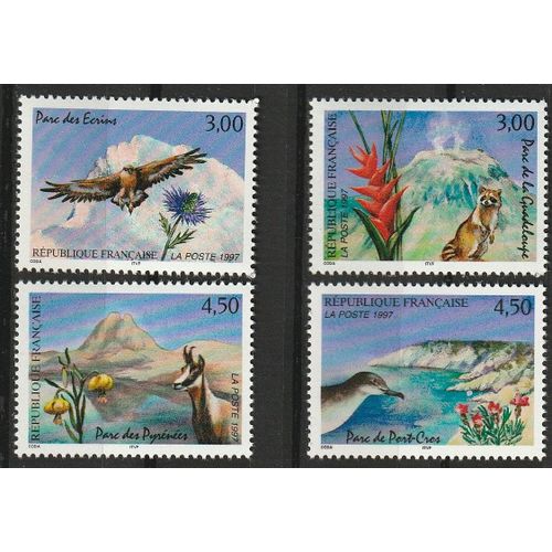 Série Nature De France Neuve** 1997 N° 3054, 3055, 3056, 3057
