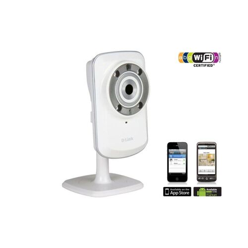 D-Link DCS 932L mydlink-enabled Wireless N IR Home Network Camera - Caméra de surveillance réseau - couleur (Jour et nuit) - 640 x 480 - audio - sans fil - Wi-Fi - LAN 10/100 - MJPEG - CC 5 V