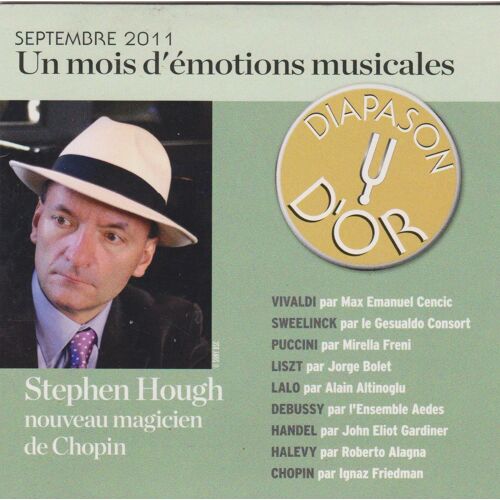 Diapason D'or N°594 Septembre 2011 Stephen Hough Nouveau Magicien De Chopin 80'50