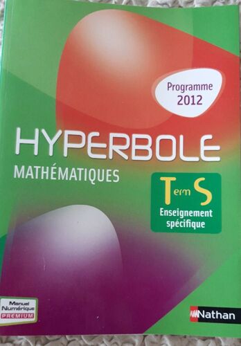 Livre Mathématiques Hyperbole Term S