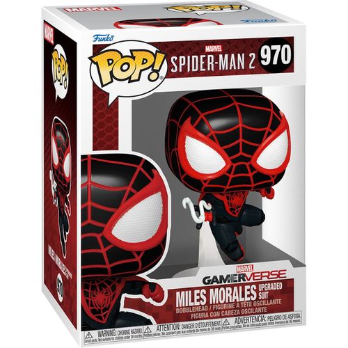 Figurine Funko Pop - Spider-Man Gamerverse [Marvel] N°970 - Miles Morales Costume Amélioré (76108)