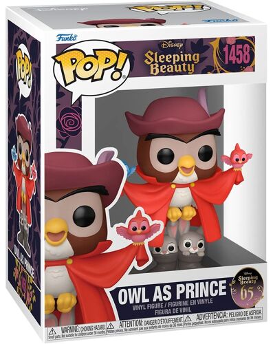 Figurine Funko Pop - La Belle Au Bois Dormant [Disney] N°1458 - Hibou En Prince (78185)
