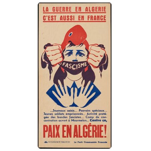 Affiche Paix Algerie