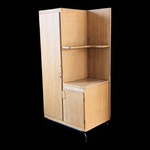 Armoire De Pensionnat Vintage Annes 50 En Chne Rnove Bois