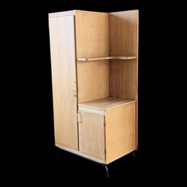 Armoire De Pensionnat Vintage Annes 50 En Chne Rnove Bois