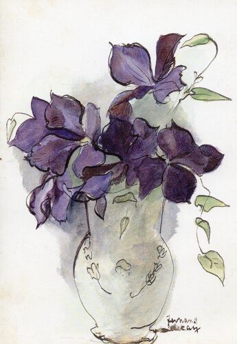 Carte Artistique - Evemements - Musees Peintures - Vernissage De L'exposition Fernand Decaix - Aquarelliste - (1901-1974 ) - Du 22/02 Au 23/04/1989 Au Musée Des Beaux Arts De Dunkerque