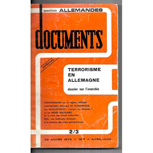 Terrorisme En Allemagne