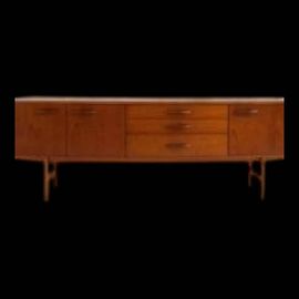 Grande Enfilade Vintage En Teck Bois