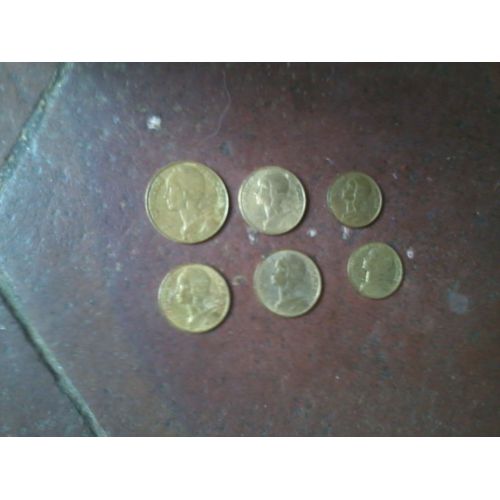 Lot De Pièces En Franc Français 5, 10, 20 Centimes
