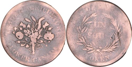 Canada - 1836 - Un Sous - Bank Of Montreal Token - 10-071