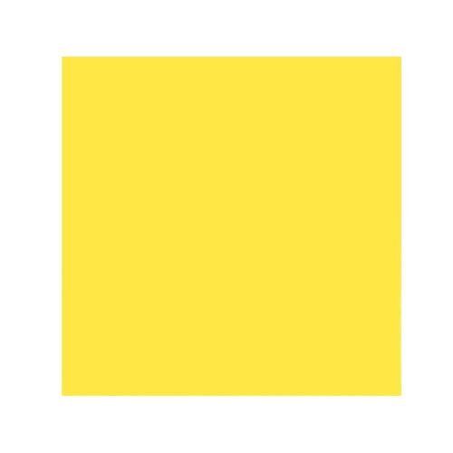 40 SERVIETTES COCKTAIL PAPIER 25CM JAUNE
