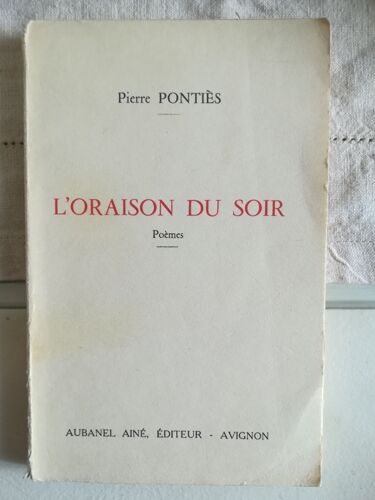 L'oraison Du Soir Pierre Pontiès 1956 Rare