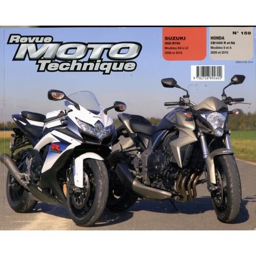 Revue Technique Moto Honda Cb 1000r Et Suzuki Gsx-R 750