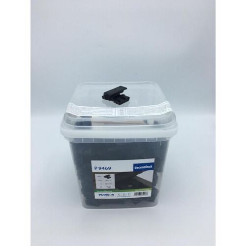 Seau de 100 Clips + Vis DECEUNINCK pour lambourde alu - 9469